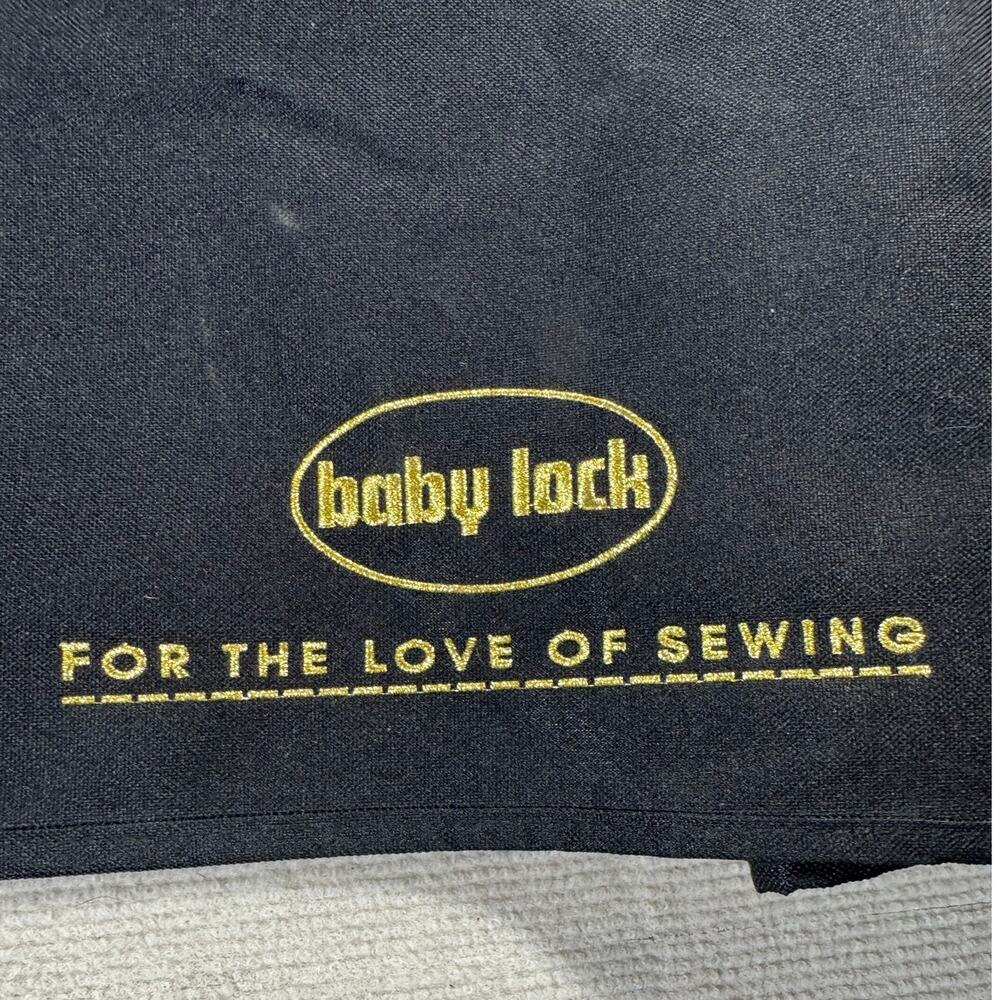 Sewing Machine Dust Cover XL Durable Black Canvas Pocket BabyLock Bernina Others